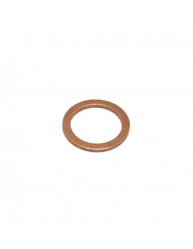 Flat copper gasket 19x13.5x1.5mm 1/4"