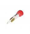 Lampe témoin rouge 250V avec Faston