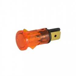 Oranje indicator lampje 250V.