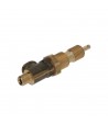 Connexion conique vanne vapeur et eau