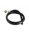 Black drain hose 3/4F elbow 1500mm