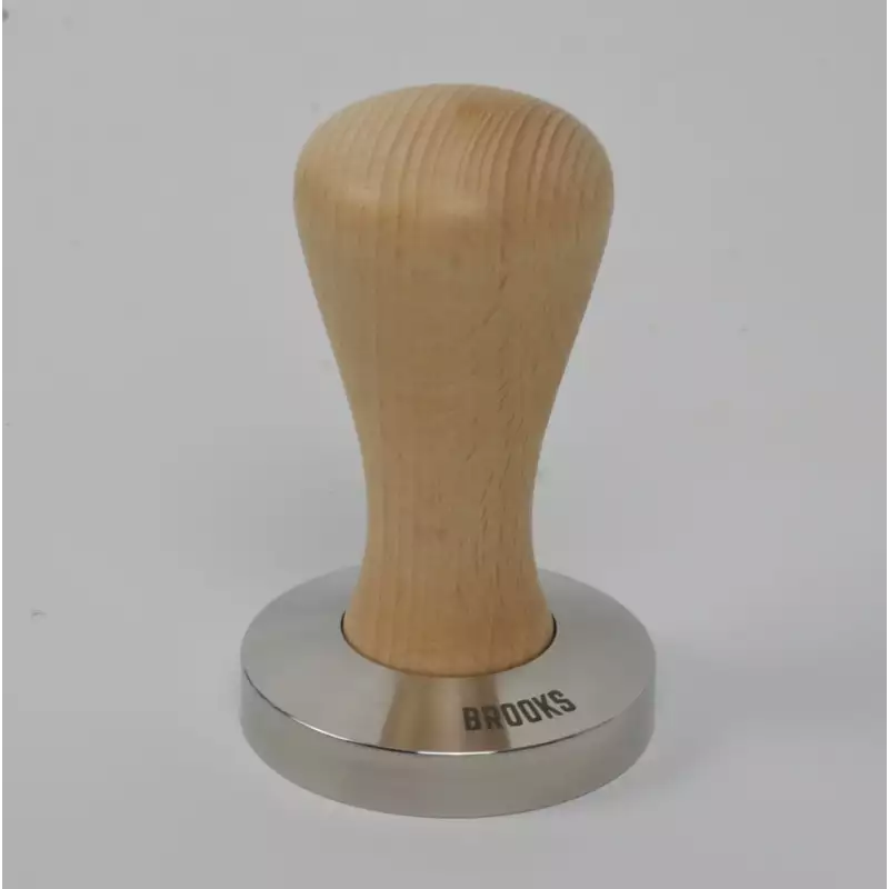 Brooks 58mm 不銹鋼夯實樺木