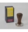 Brooks 58mm stainless tamper American walnut