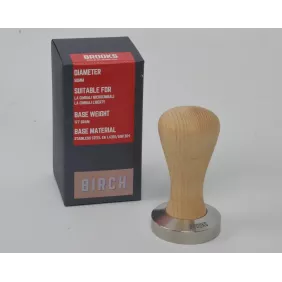 Brooks 50mm tamper with birch handle