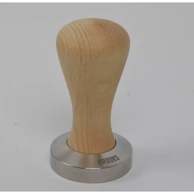 Brooks 50mm tamper with birch handle