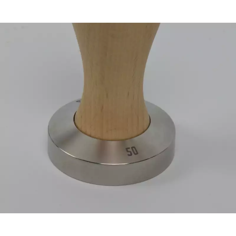 Brooks 50mm tamper with birch handle