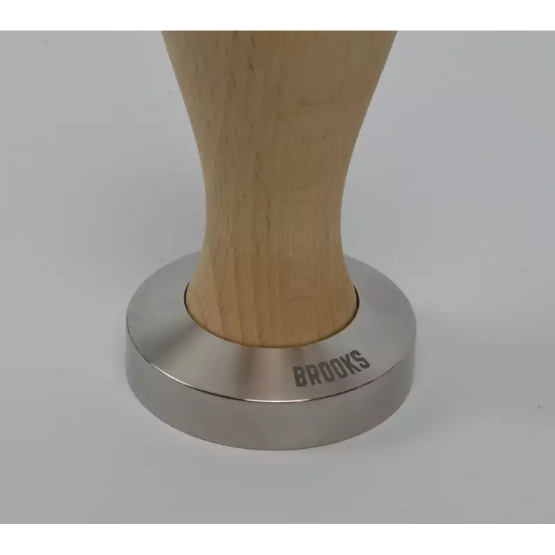 Brooks 50mm tamper with birch handle