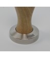 Brooks tamper 50mm met europees walnoot handvat