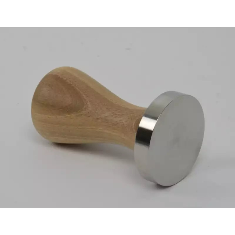 Brooks 50mm tamper with european walnut handle