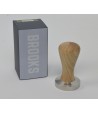 Brooks Pavoni millenium Tamper 51,5 mm Europees walnoot