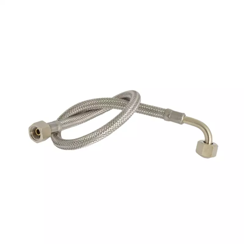 Flex pipe 450mm 1/4" ff conical base