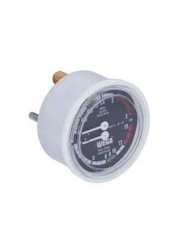 Wega Io double pressure gauge original