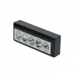 Elektra Modern Touchpanel-Taste 5 Tasten Original