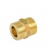 Brass double fitting male 3/4" BSP-G