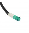Piloto intermitente Cimbali color verde 220V