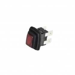 Red bipolar switch 16A 250V