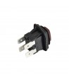 Interrupteur bipolaire rouge 16A 250V