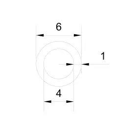 Brooks Parts | Rurka teflonowa 4x6 mm