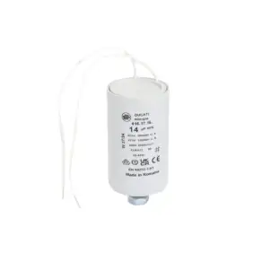 Ducati Energia 14µF 416.17.15.46 capacitor with cable