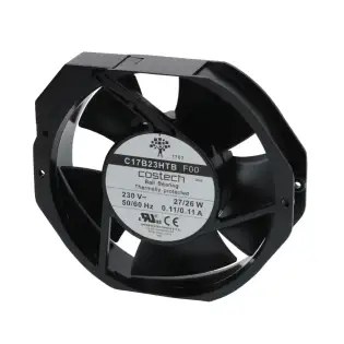 Axiale ventilator Costech C17B23HTBF00 - 230V Kogellager 172x150x38 mm | Brooks Parts