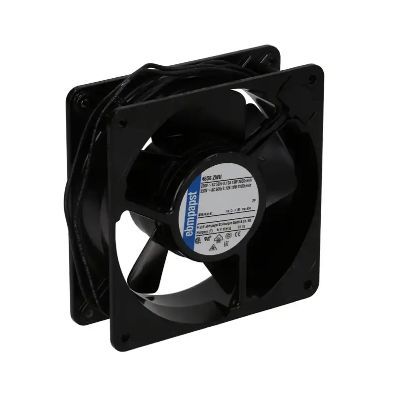 Axialventilator EBM 4656ZWU - 230V 119x119x38 mm Kogellager | Brooks Onderdelen