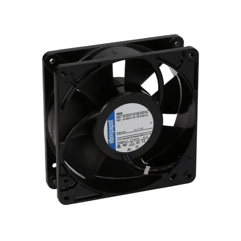 Ventilateur axial EBM 5958 - 230V 127x127x38 mm Roulement à billes | Brooks Parts