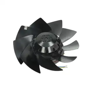 Axiale ventilator EBM A2E200 AI38 - 230V Ø200 mm Zuig | Brooks Parts
