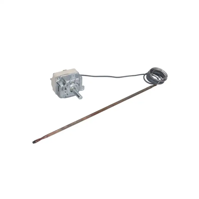 EGO 5519272801 Thermostat, Einphasen-Regelungstyp mit einer maximalen Temperatur von 422°C. Ø3,9 mm Glühbirne und 870 mm Kapilla