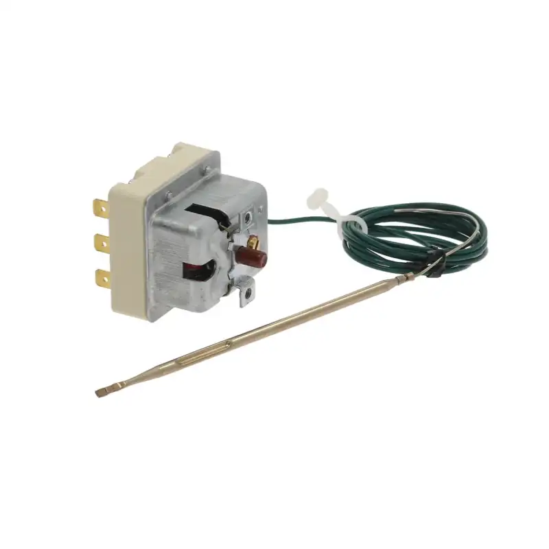 EGO Termostat 5532574110 | 3-fas Säkerhetstermostat 360°C, Ø4 mm Bulb, 1500 mm Kapillär