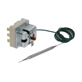 EGO Termostat 5532522858 | 3-fase Sikkerhetstermostat 124°C, Ø6 mm Pære, 890 mm Kapillær