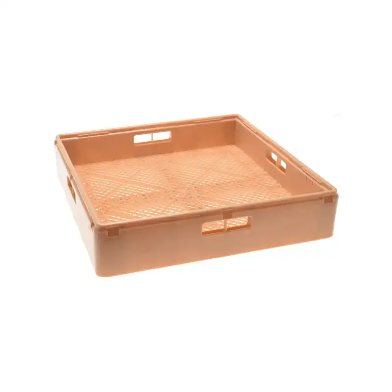 Panier pour couverts de lave-vaisselle 500x500 mm – Maille étroite marron