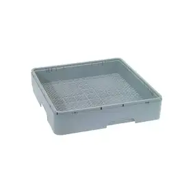 Cesta comercial de cubiertos 500x500x106 mm para lavavajillas.