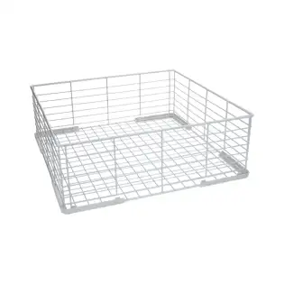 Cesta de cristal de 400x400x150 mm para lavavajillas Elviomex-Alfa.