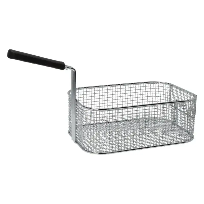 Cesto de fritadeira 300x220x115 mm - peça compatível para fritadeiras modulares.