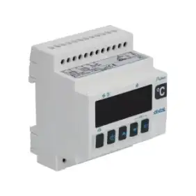 Brooks-delskontroller DIXELL XR60D-5N0C1 - 230V DIN-skinne, 20A/8A relæer, digital indgang