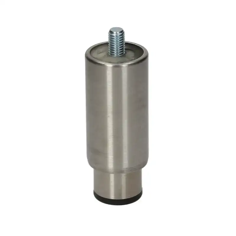 Brooks-Parts justerbart fod i rustfrit stål ø 1" x h 93 mm - lavet i Italien, justerbar fra 93 til 130 mm.