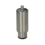 brooks‑parts adjustable foot stainless steel ø 1" x h 93 mm – made in italy, 93–130 mm adjustable