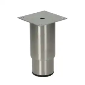 Brooks-Parts Justerbar Fot i Rustfritt Stål ø1 3/4 x h 130 mm - Høyde 130-195 mm