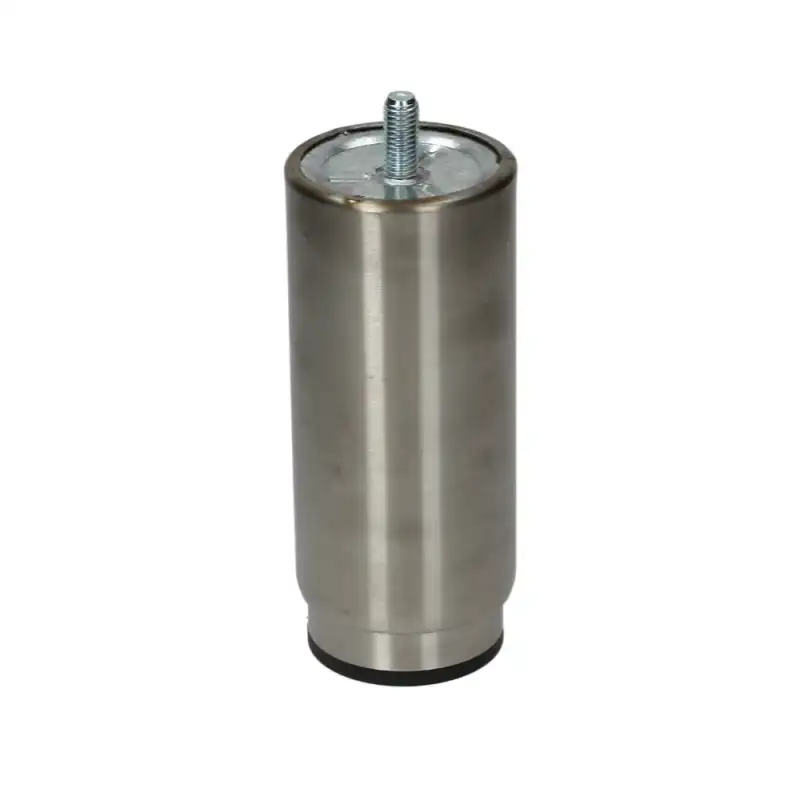 Regulowana nóżka Brooks‑Parts ze stali nierdzewnej ø 2" x h 135 mm – śruba stała, wysokość 140–240 mm, wszechstronna do piekarni