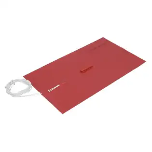 Elemento de aquecimento de silicone 700W 220V - 460 mm x 270 mm, com termóstato de reinicialização automática de 150°C (Fabricad