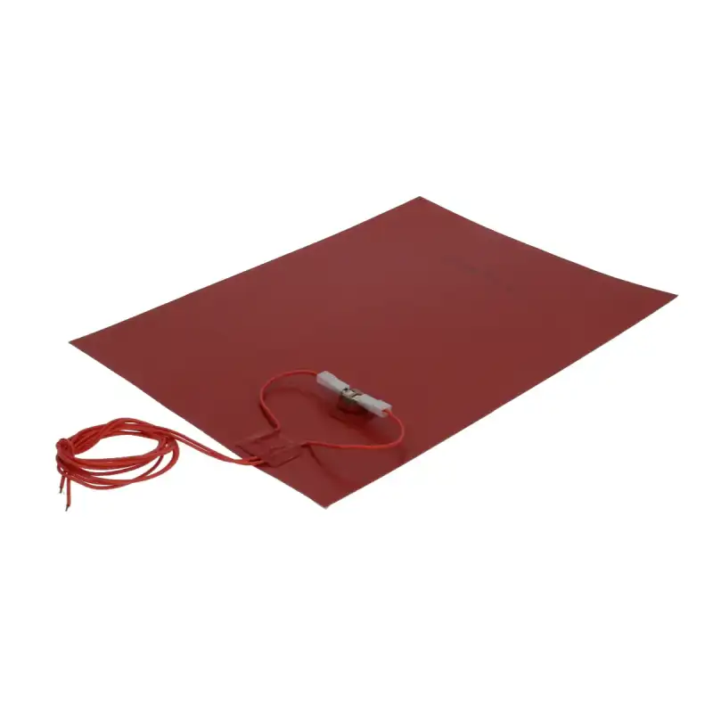 Resistenza in silicone 1000W 230V - 400 mm x 290 mm, con termostato a ripristino automatico 150°C (Made in Italy)