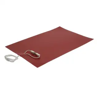 Verwarmingselement Silicone 1300W 230V - 450 mm x 290 mm, met handmatige reset thermostaat (Oztiryakiler 6246.88400.10, Made in 