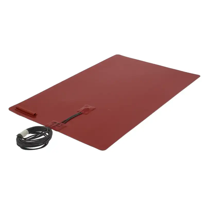 Élément chauffant en silicone 250W 230V - 470 mm x 295 mm, avec thermostat à réarmement automatique (Metalcarrelli 003001080003,