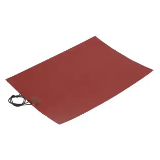 Heating Element Silicone 650W 230V – 375 mm x 275 mm, Complete with Cables (Lotus 537011900; Dry Environment; Lotus Bain‑Marie E