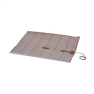 Lämmityselementti silikoni 800W 230V - 580 mm x 480 mm, termostaatin automaattisella palautuksella ja kaapeleilla (Angelo Po Kyl