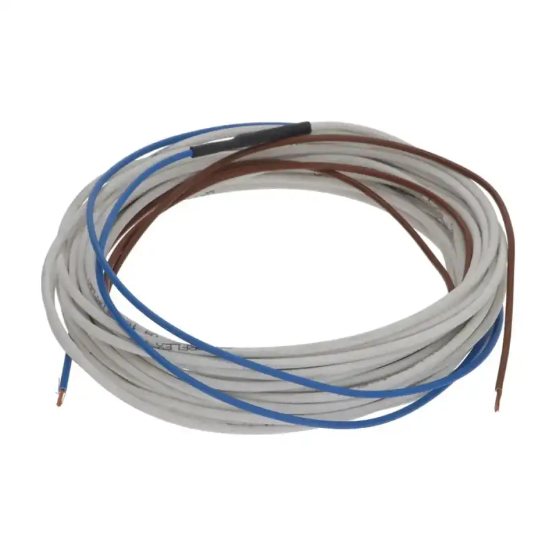Elemento de aquecimento para portas 6000 mm - 108W 230V, isolamento de silicone Ø3 mm, cabo de 1000 mm (fabricado em Itália)