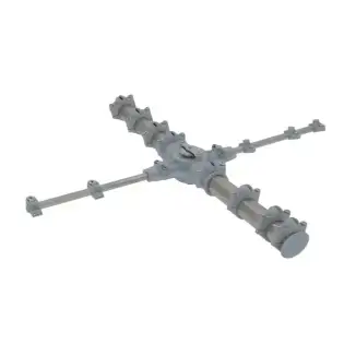 Spoelarmassemblage 490 mm - Kromo