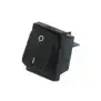 Interruttore bipolare nero 16A 250V