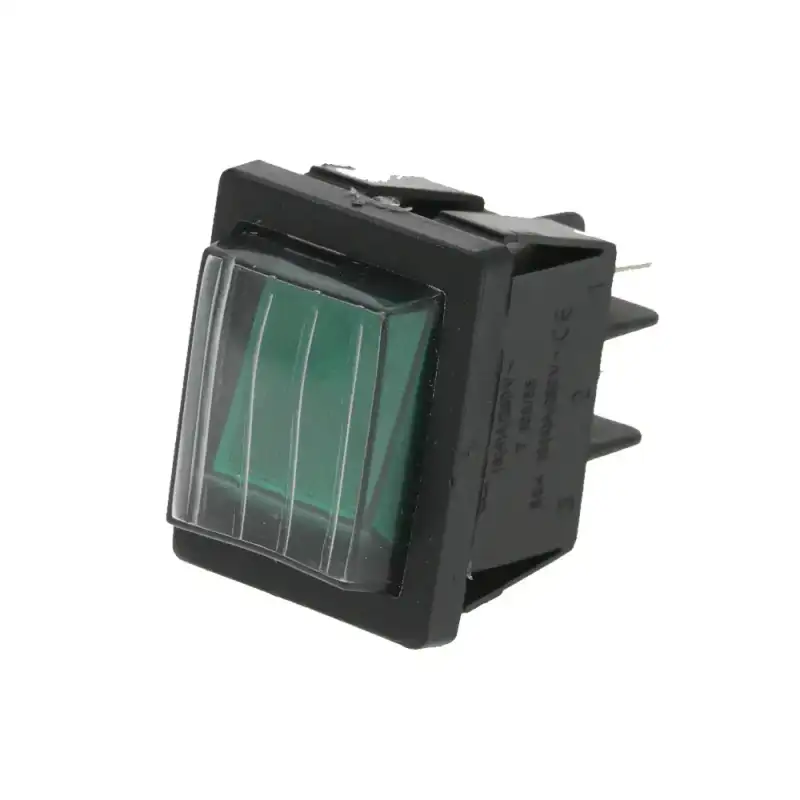 Kaksiasentoinen kytkin Vihreä 16A 250V - Ø 25 mm | Valmistettu Italiassa