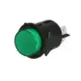 Interruptor bipolar verde 16A 250V com luz indicadora - Fabricado na China
